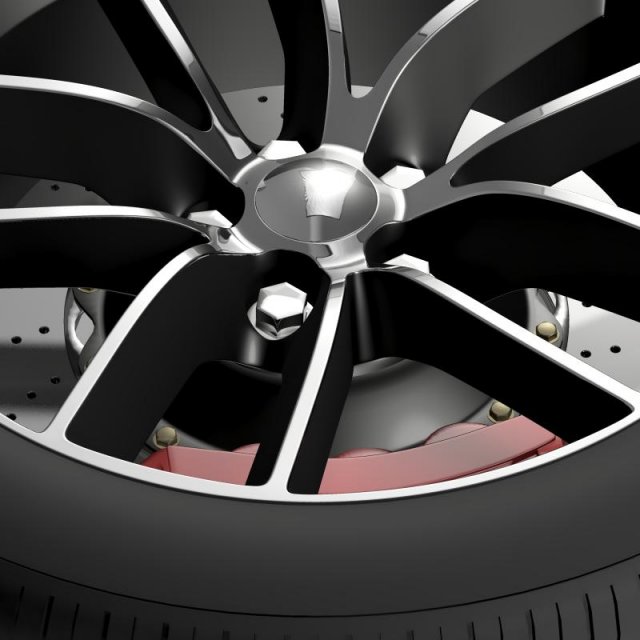 dodge challenger 392 wheel 2015 3D Model .c4d .max .obj .3ds .fbx .stl .blend 