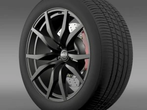 日产 GTR 车轮 2015 3D 模型