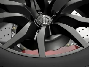 nissan gtr wheel 2015 3D Model