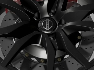nissan gtr wheel 2015 3D मॉडल