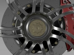 pagani huayra wheel 3D Model