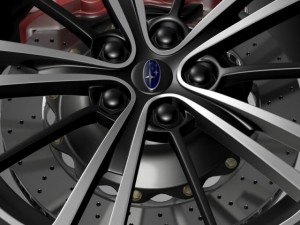 subaru brz wheel 2013 3D Model