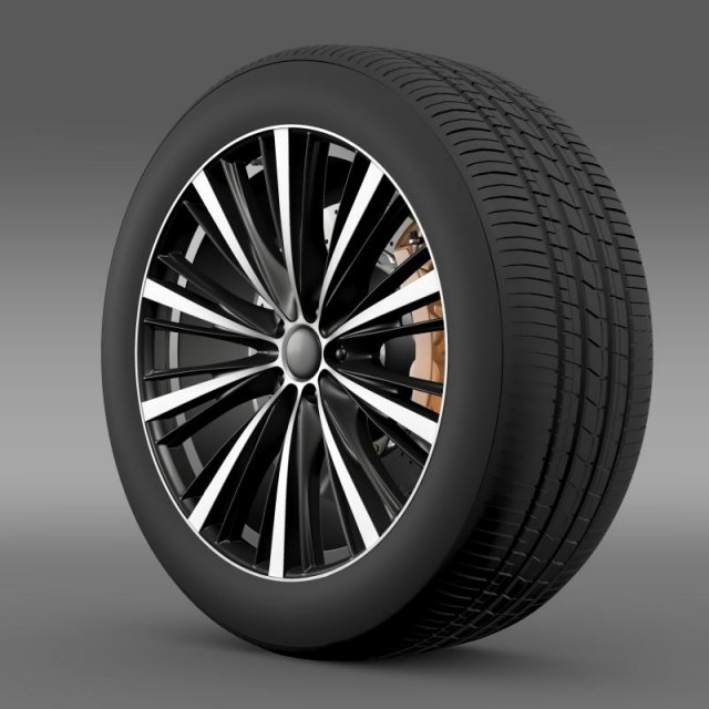 toyota ft 86 open concept wheel 2014 Modello 3D .c4d .max .obj .3ds .fbx .stl .blend