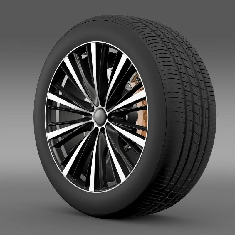 toyota ft 86 open concept wheel 2014 3D Model .c4d .max .obj .3ds .fbx .stl .blend 