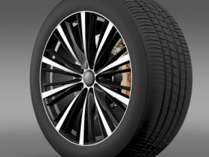 toyota ft 86 open concept wheel 2014 3D मॉडल