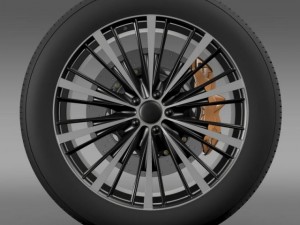 toyota ft 86 open concept wheel 2014 Modello 3D