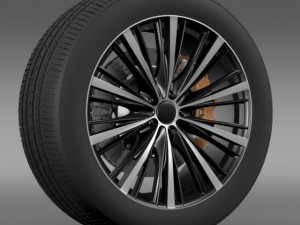 toyota ft 86 open concept wheel 2014 Modello 3D