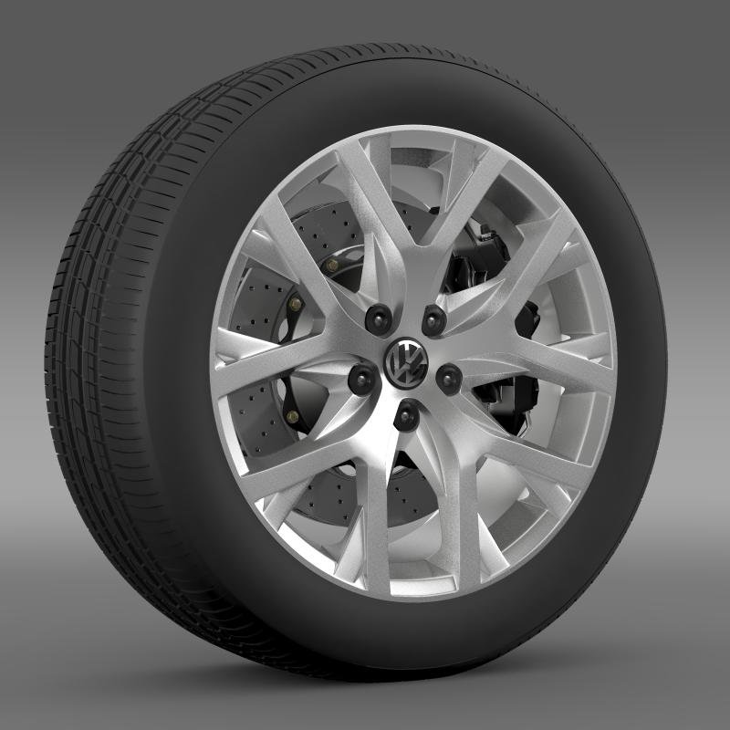 Wheels 2014. 3d VW auto.