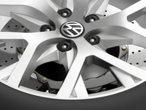 volkswagen crosspolo 2014 wheel 3D Model