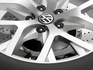 volkswagen crosspolo 2014 wheel 3D Model