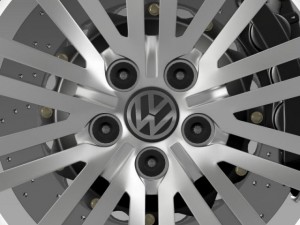 volkswagen polo bluegt wheel 2014 Model 3D