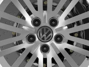 volkswagen polo bluegt wheel 2014 3D Model