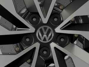 volkswagen polo bluemotion 2014 wheel 3D 模型