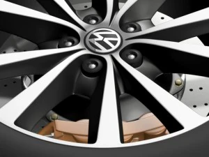 volkswagen polo wheel 2014 3D Model