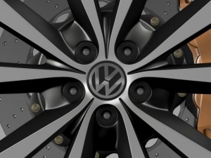 volkswagen polo wheel 2014 Modelo 3D