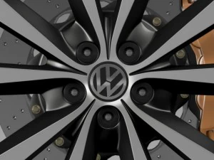 volkswagen polo wheel 2014 3D Model