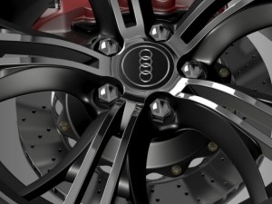 audi r8 exclusive wheel 3Dモデル
