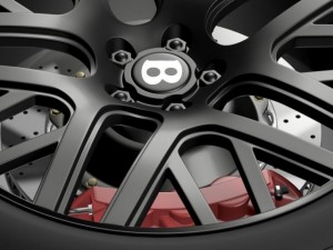 bentley continental gt speed wheel 3D Model