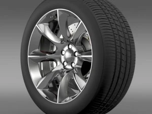 roda srt penantang menghindar Model 3D