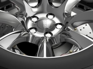 dodge challenger srt wheel Model 3D