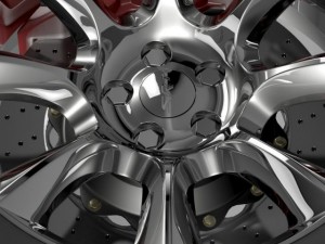 dodge challenger srt wheel Model 3D
