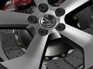 volkswagen golf gti wheel 3D Model