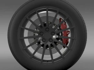 subaru brz sti wheel 3D Model