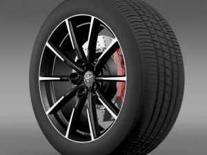 toyota 86 g wheel 3D Model