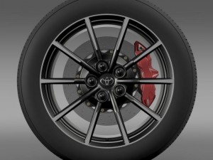toyota 86 g wheel Modelo 3D