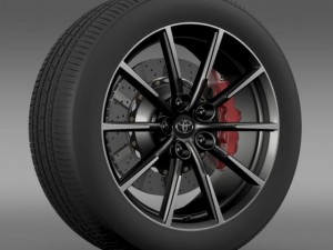 toyota 86 g wheel Modelo 3D