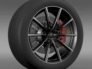 toyota 86 g wheel 3D Model