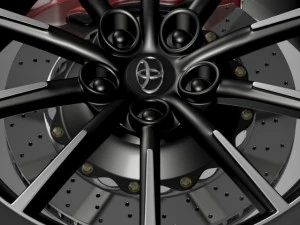 toyota 86 g wheel 3D Model