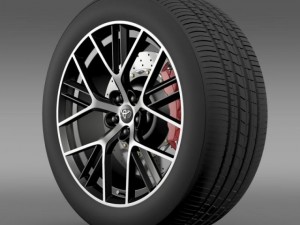 toyota gt 86 concept wheel 3D 모델
