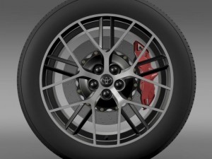 toyota gt 86 concept wheel Modelo 3D