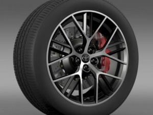 toyota gt 86 concept wheel Modelo 3D