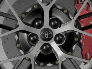 toyota gt 86 concept wheel Modelo 3D