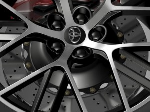 toyota gt 86 concept wheel Modelo 3D