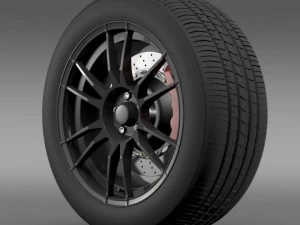 roda toyota gt 86 cup edition Modelo 3D