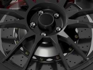 toyota gt 86 cup edition wheel 3D Model