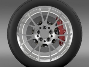 toyota gt 86 grmn wheel 3D Model