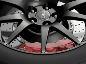 trd toyota gt 86  wheel 3D Модель