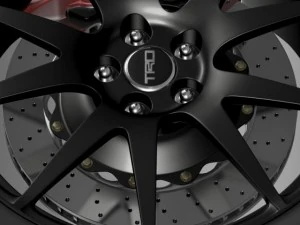trd toyota gt 86  wheel 3D Model