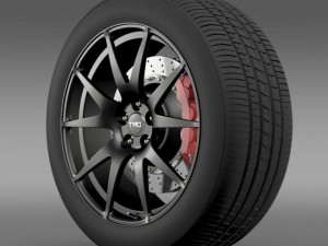 trd toyota gt 86  wheel 3Dモデル