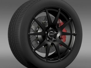 trd toyota gt 86  wheel 3Dモデル