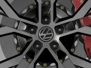 volkswagen golf gti wheel Modelo 3D