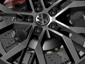 volkswagen golf gti wheel Modelo 3D