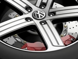 volkswagen golf r wheel Modelo 3D