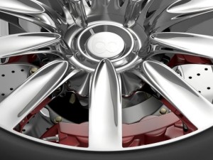 bentley continental gt wheel 1 3D 模型