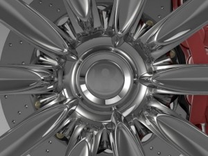 bentley continental gt wheel 1 3D 模型