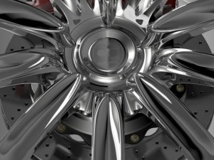 bentley continental gt wheel 1 3D 模型